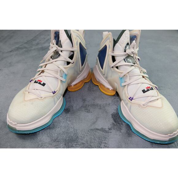 Nike LeBron 19 EP Lakers Cream Men\'s Size 12 Basketball Shoes Clean